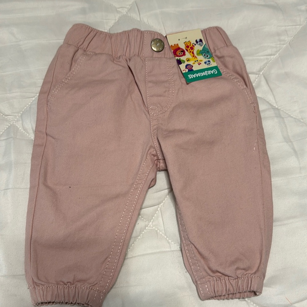 Garanimals baby pants size 0/3 light pink
